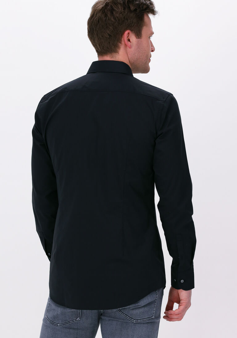 BOSS zwarte boss klassiek overhemd h-hank-kent0c1-214