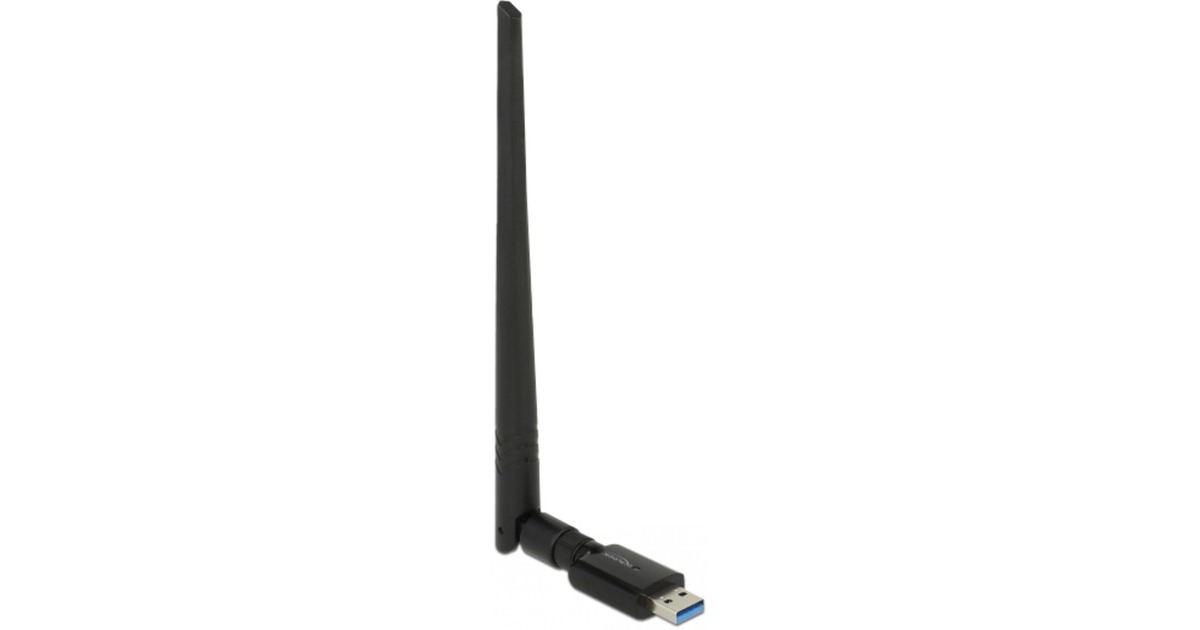 DeLOCKUSB 3.0 Dualband WLAN Stick antenne  (Zwart)