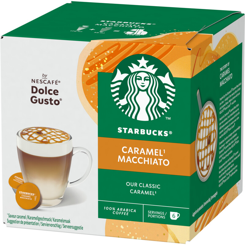 Starbucks Dolce gusto compatible macchiato caramel