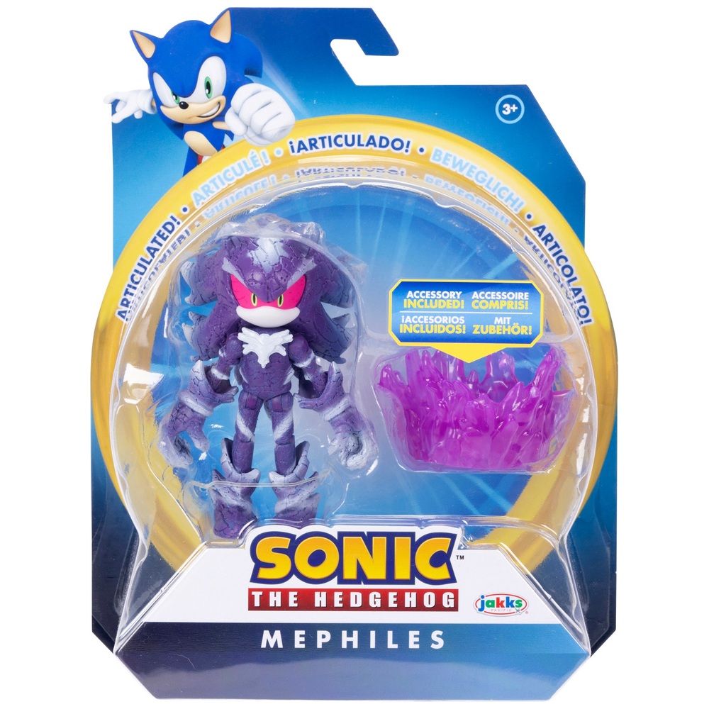 Sonic the Hedgehog 10 cm Mephiles der Dunkle mit lila Nebel-Sockel-Zubehör