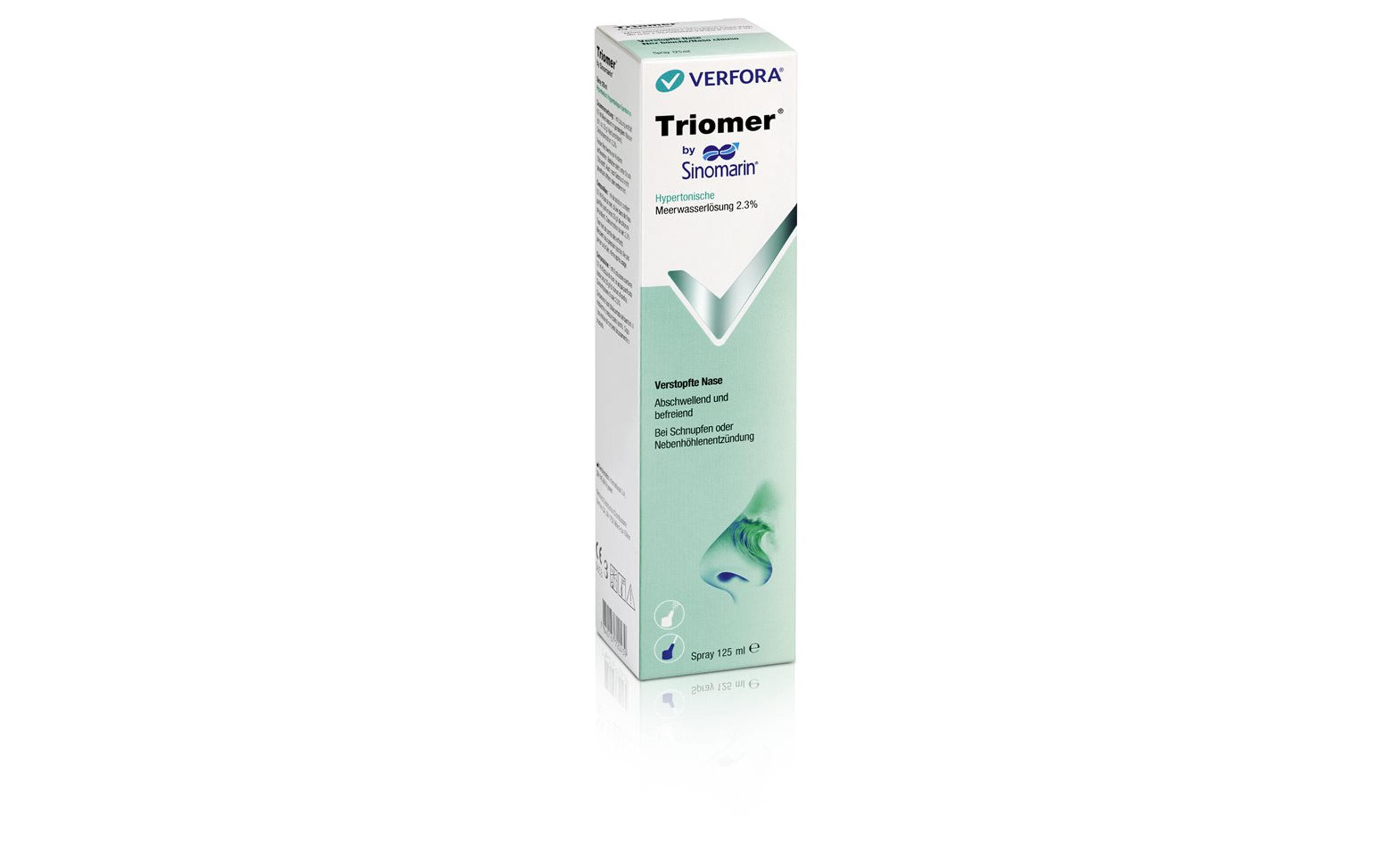 Nasenspray hypertonische Meerwasserlösung 125 mlNasenspray zur Nasenspülung und -befeuchtung