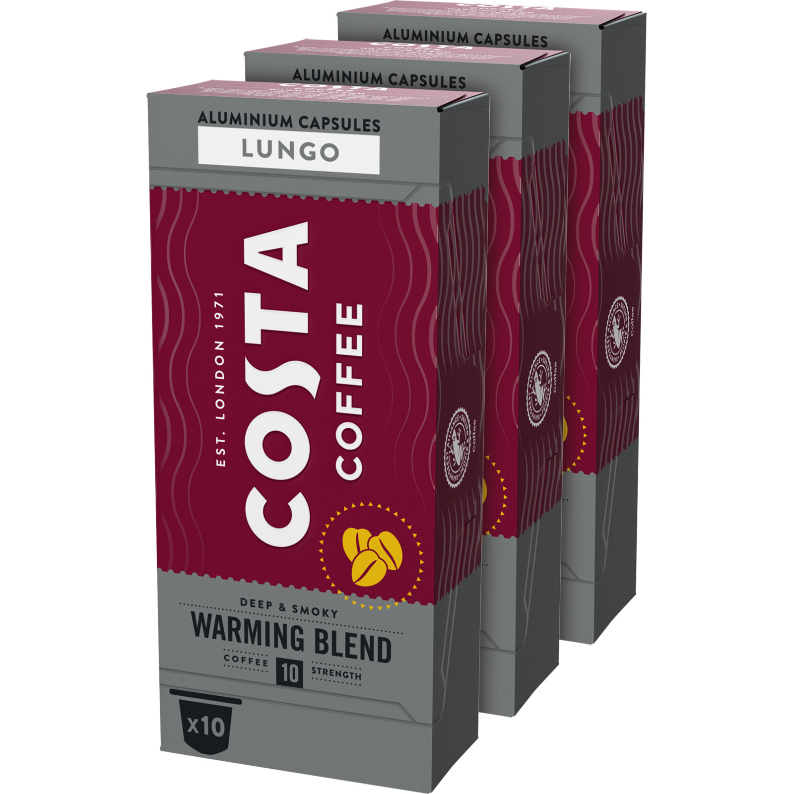 Costa Coffee Warming Blend Lungo 3x10K