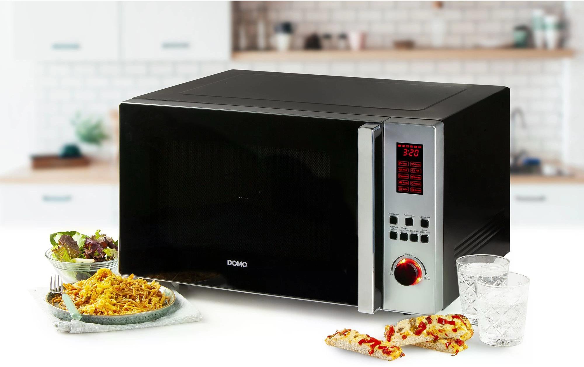 Domo Mikrowelle »mit Grill DO24201C Schwarz« 2700 W