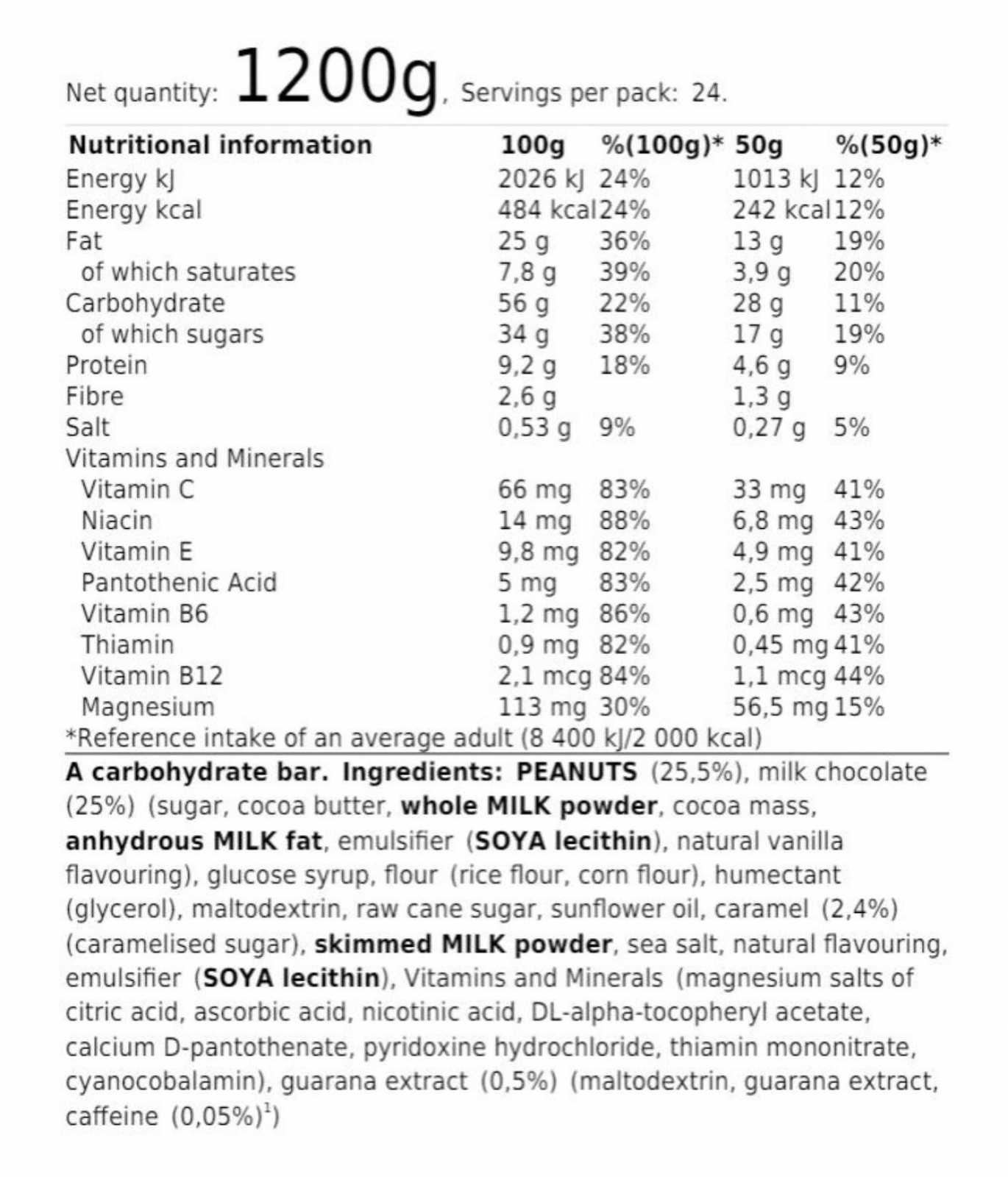 Barra de Proteína Sante Go On! 50g