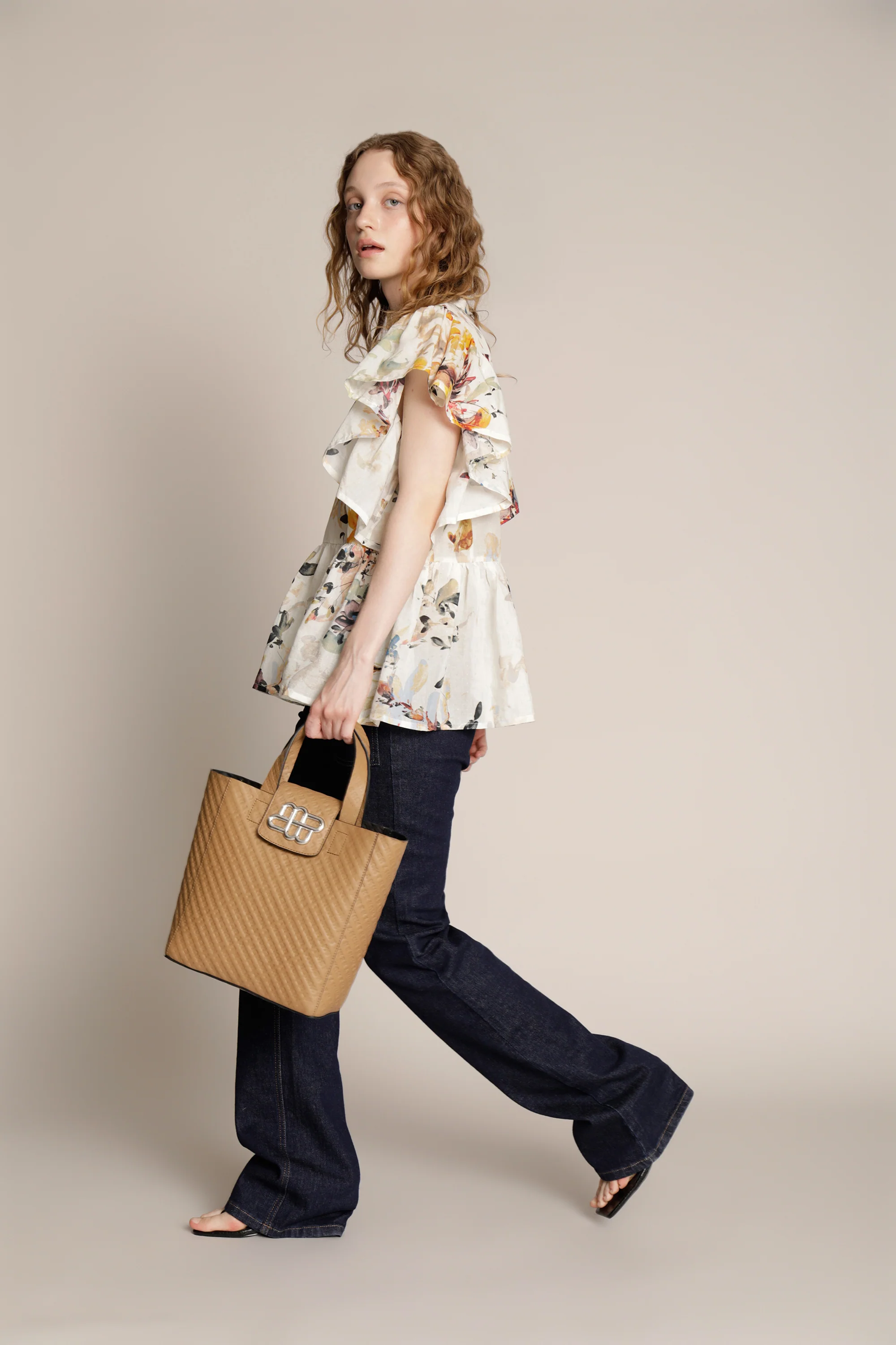 MUNTHE  Estella taske - Camel
