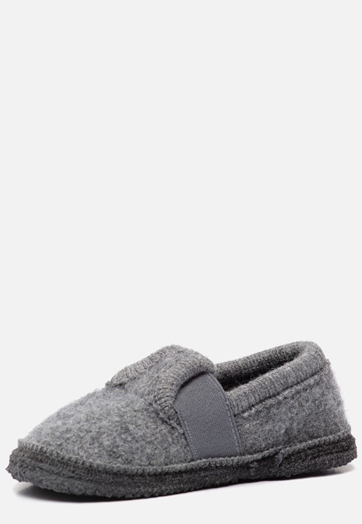 Bergstein Pantoffels grijs Textiel