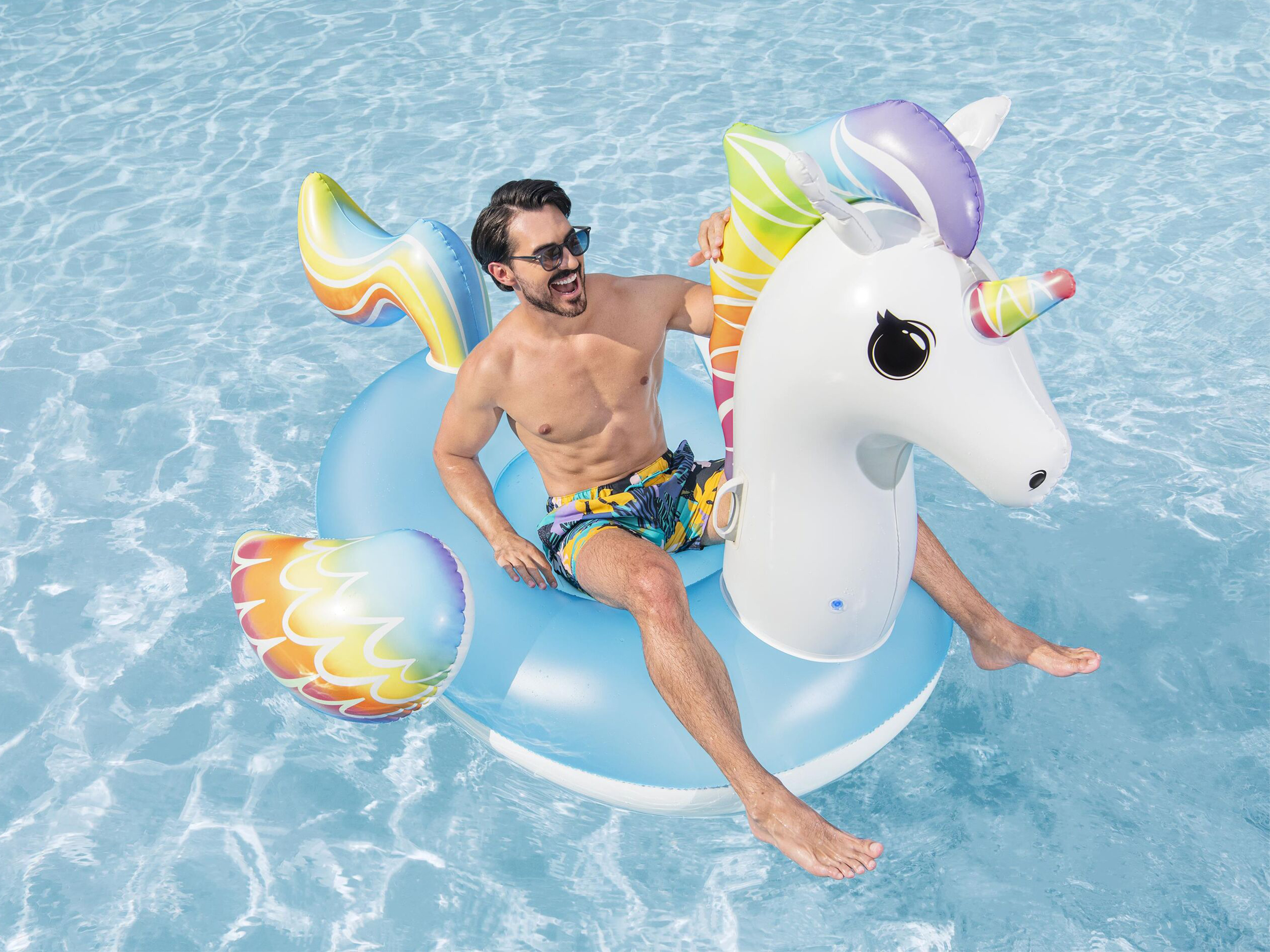 Schwimmtier Supersized Unicorn 233 x 156 x 136 cm
