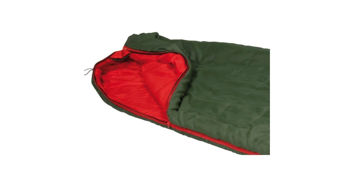High PeakPak 600 slaapzak  (Groen/rood)