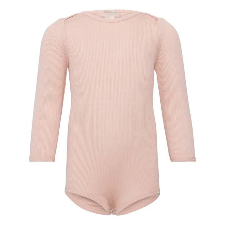 Minimalisma Body Mono Soie et Coton | Rose poudré
