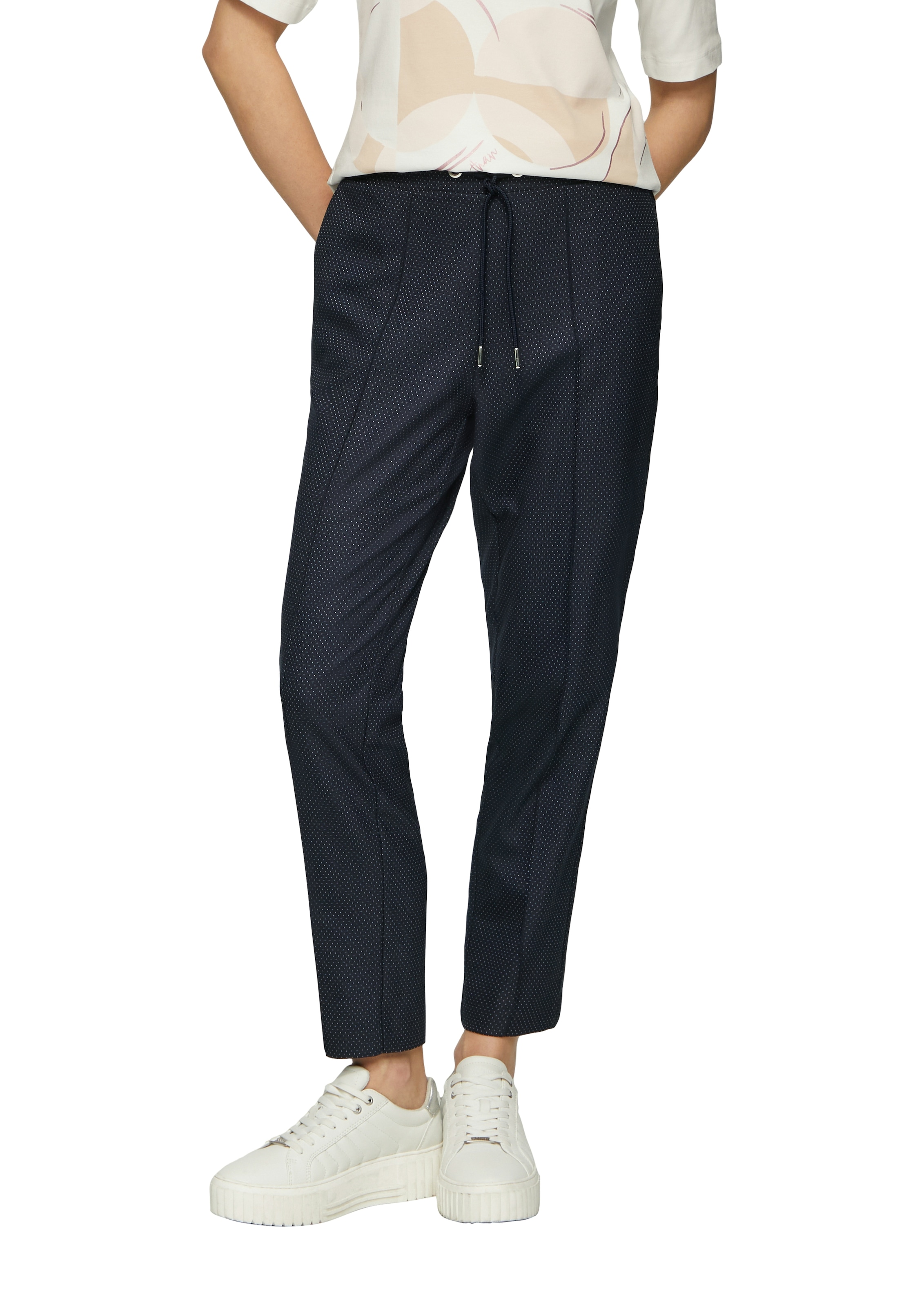 s.Oliver BLACK LABEL Jogger Pants  gepunktet, mit Stretch