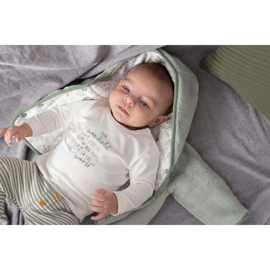 Feetje Langarmshirt Welcome To Earth Offwhite