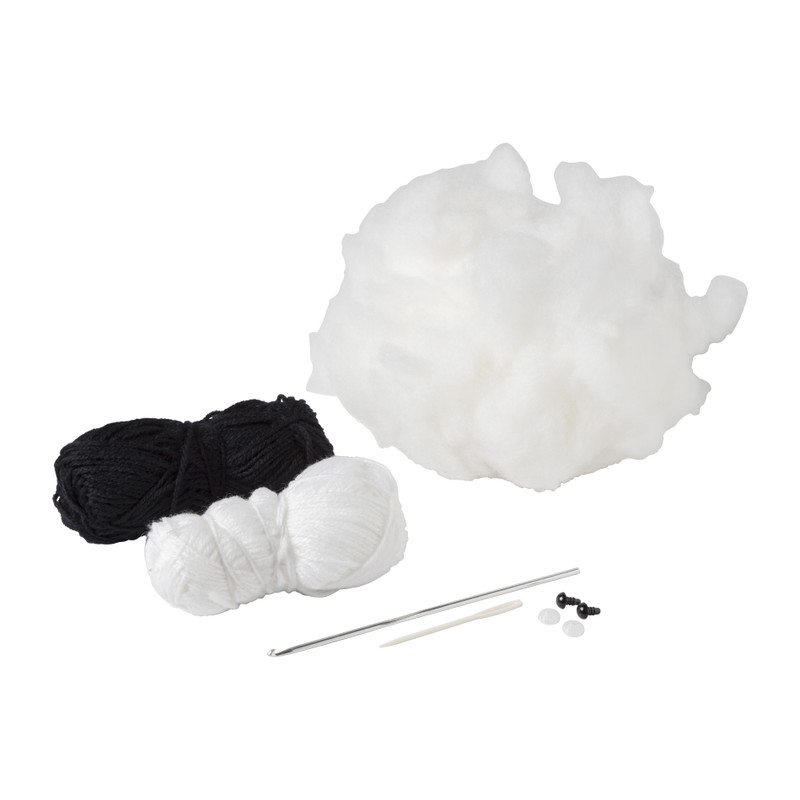 Haakpakket panda - 12 cm