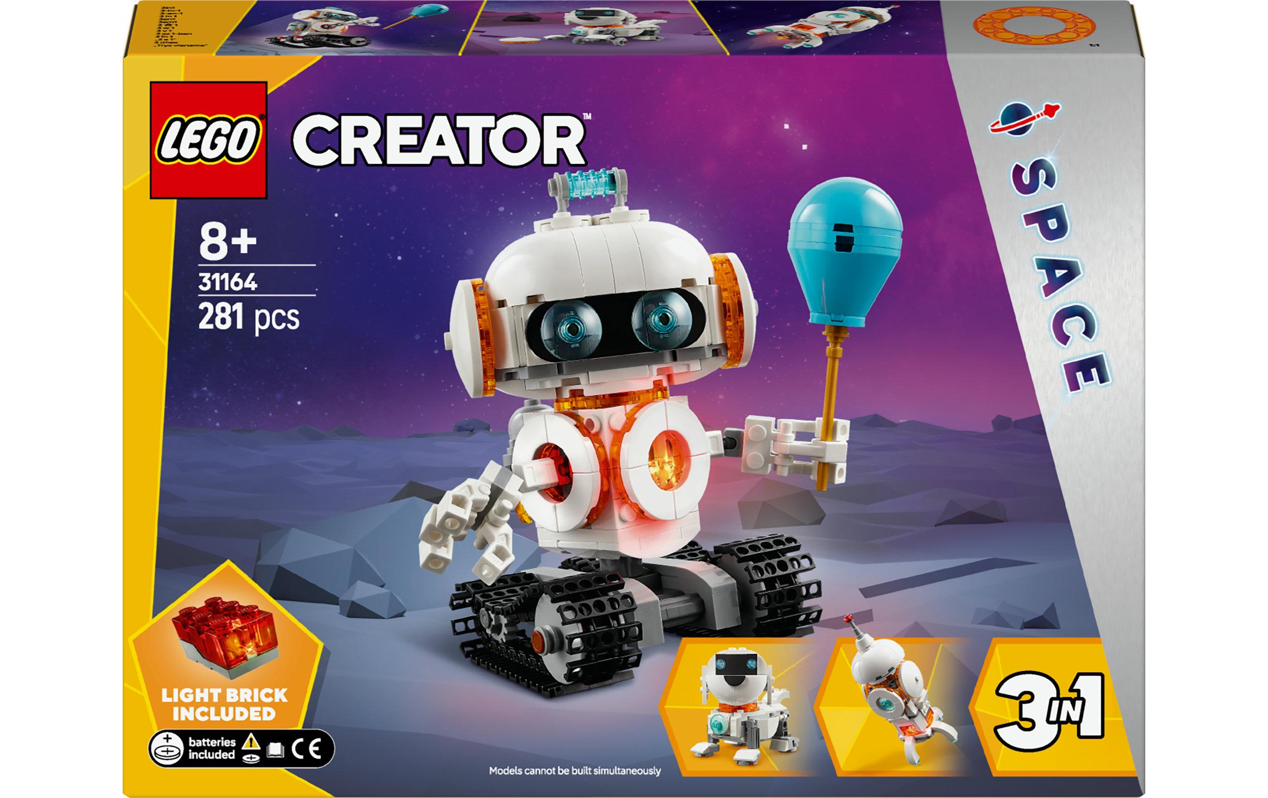 Creator Weltraum-Roboter 311643-in-1-Konstruktionsspielset zur Förderung der Kreativität und Fantasie
