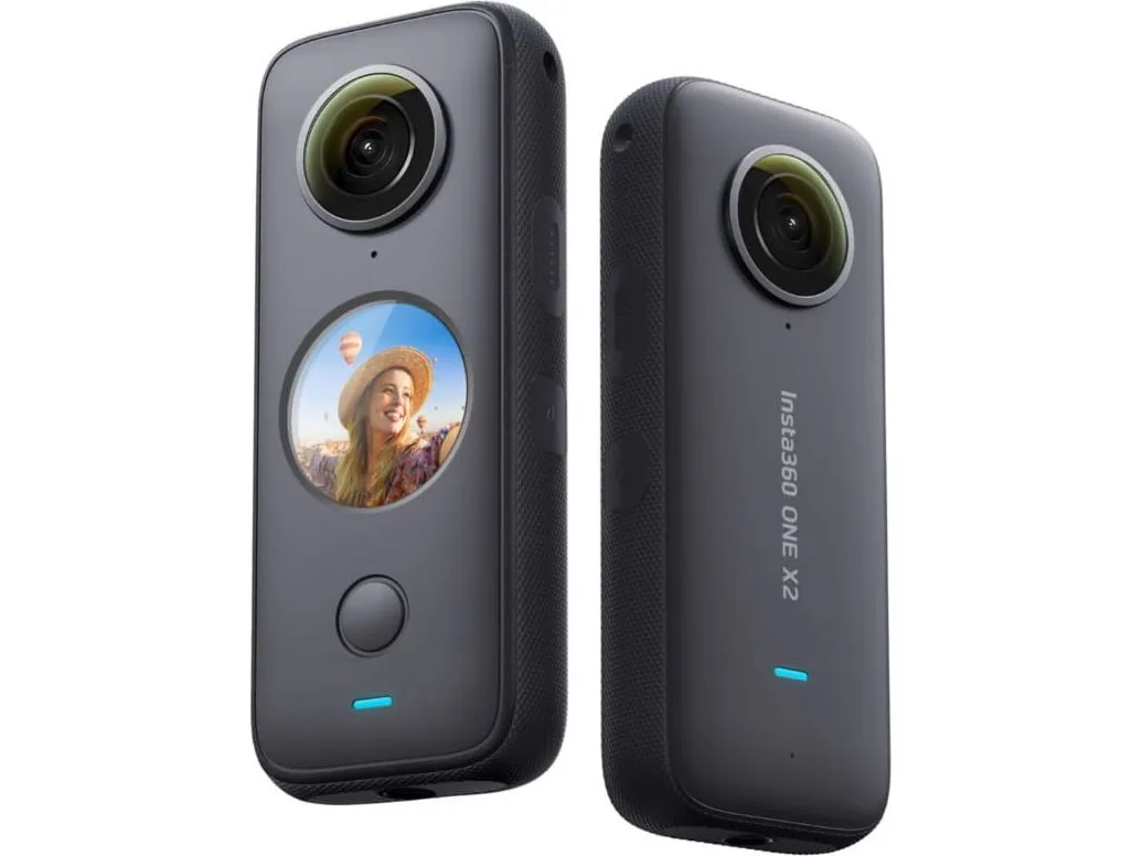 Insta360 One X2 - 360° action-kamera - 5.7K / 30 fps - Wi-Fi, Bluetooth - undervands op til 10 m