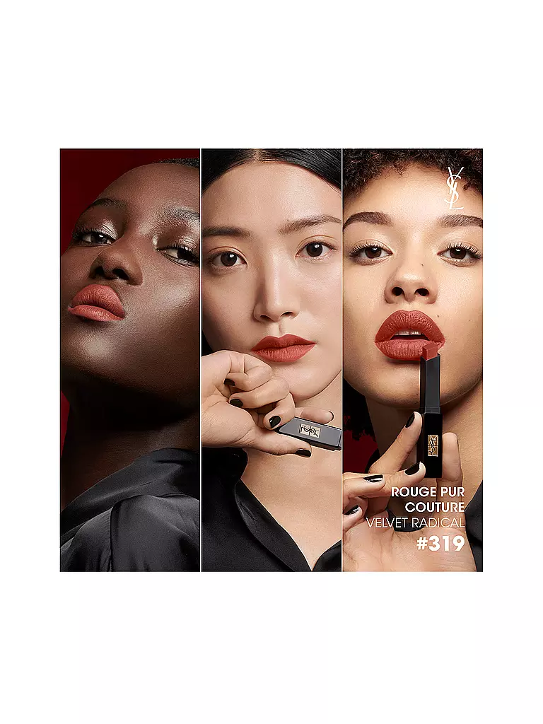 YVES SAINT LAURENT Lippenstift -  Rouge Pur Couture The Slim  Velvet Radical (319 Fired Up Nude) rosa