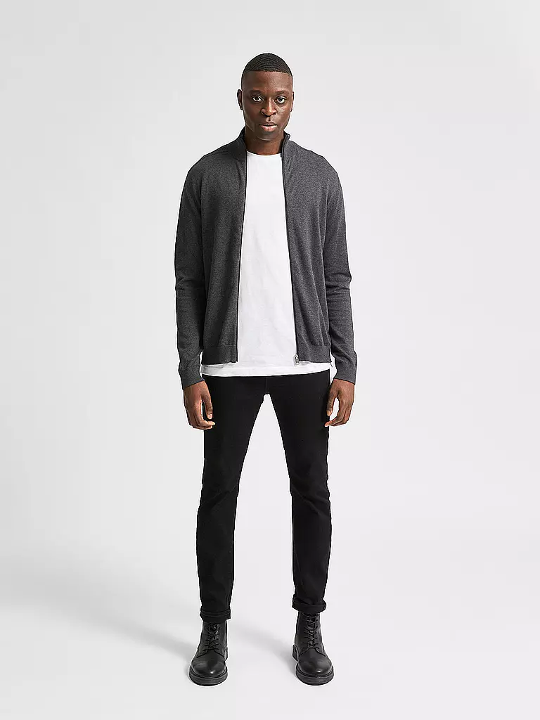 SELECTED Strickjacke grau
