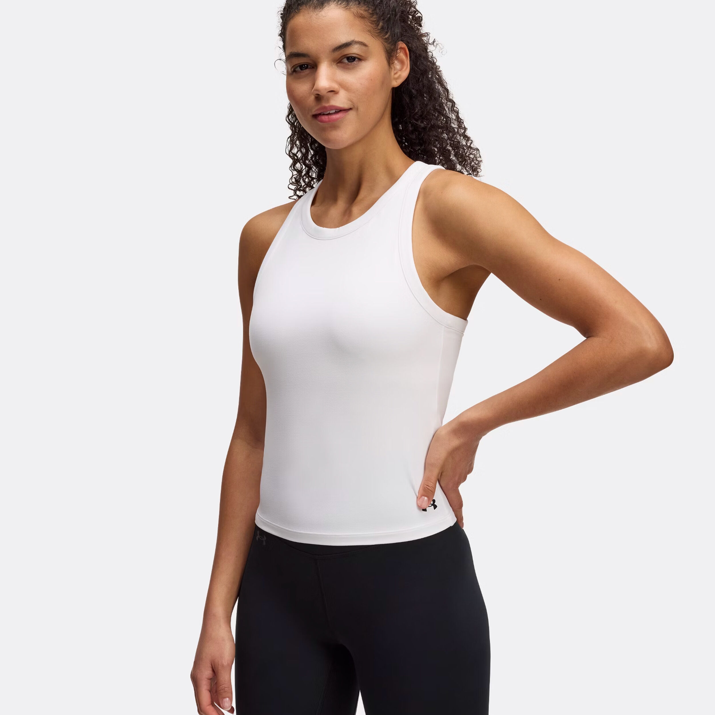 Under Armour Motion High Neck Débardeur Tank Top Femmes - Blanc