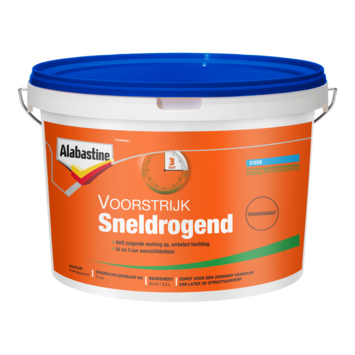 Alabastine voorstrijk sneldrogend transparant 2,5 liter