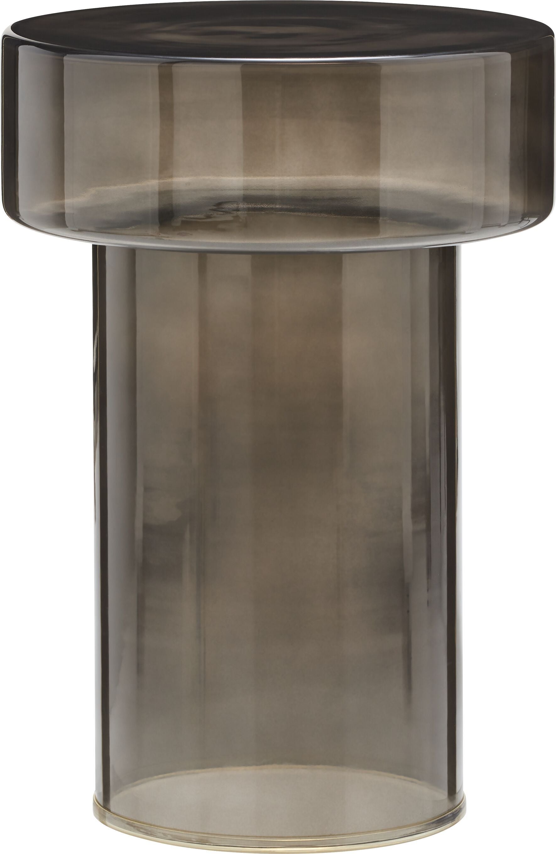 LOAN Beistelltisch - Rauch / B: 35.0 cm x T: 35.0 cm x H: 49.0 cm