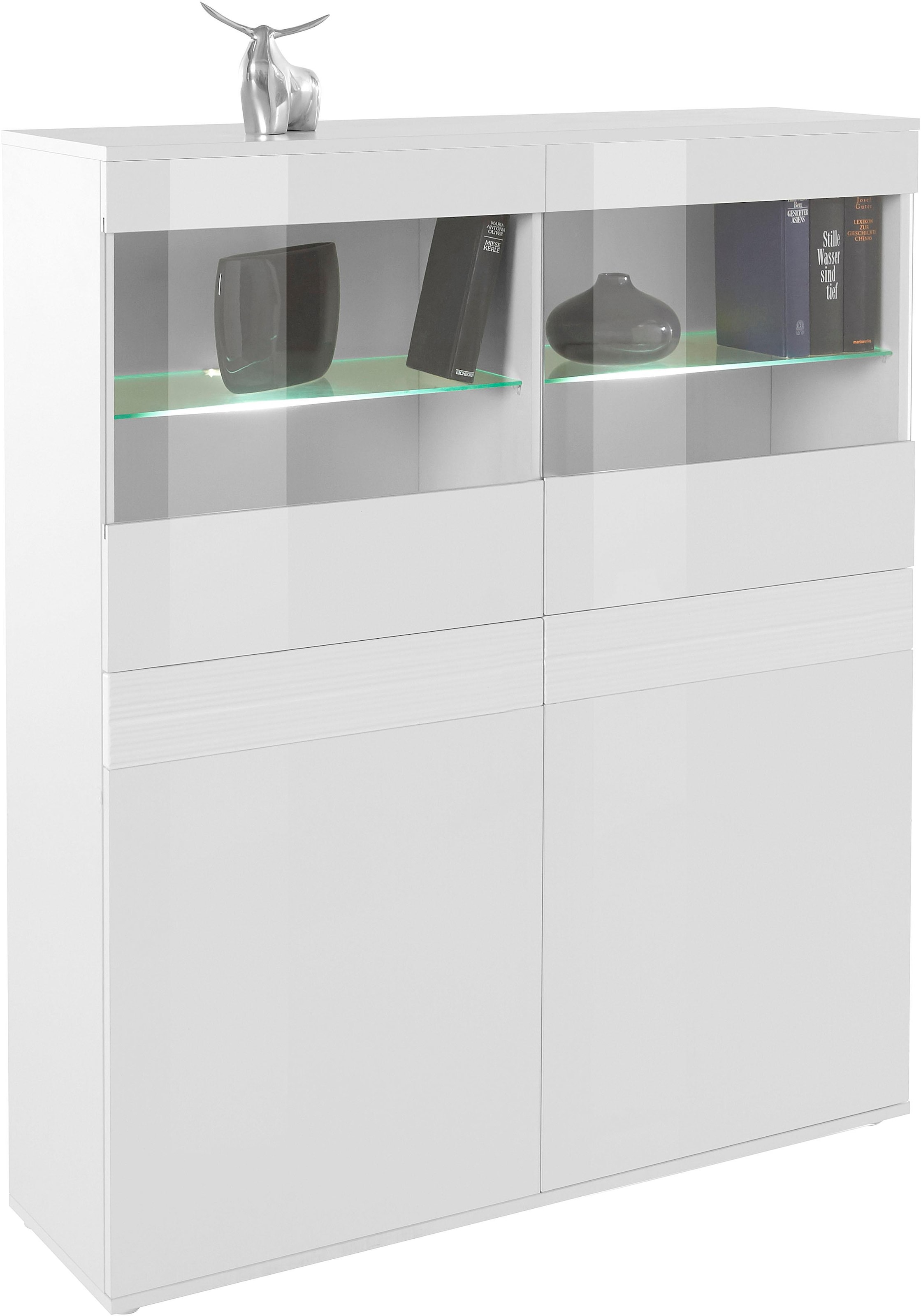 borchardt Möbel Vitrine »Florenz« Höhe 125 cm