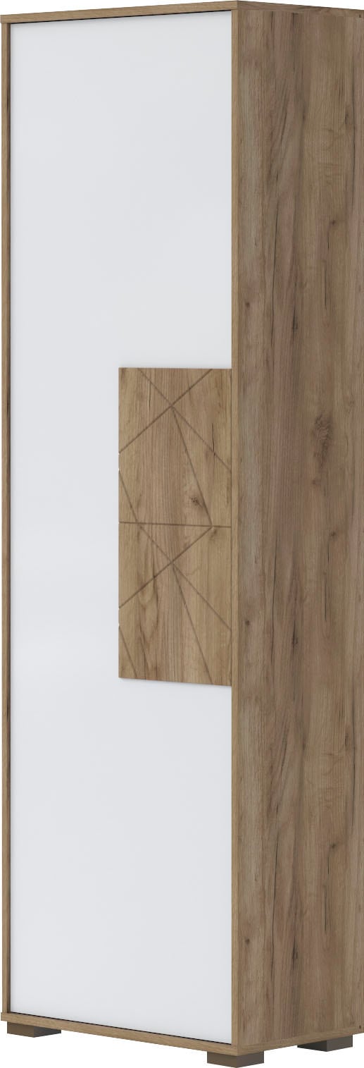 PLACES OF STYLE Garderobenschrank »Stela« (H/B/T): 197/62,4/35,7cm,  mit Push-to-open-Funktion