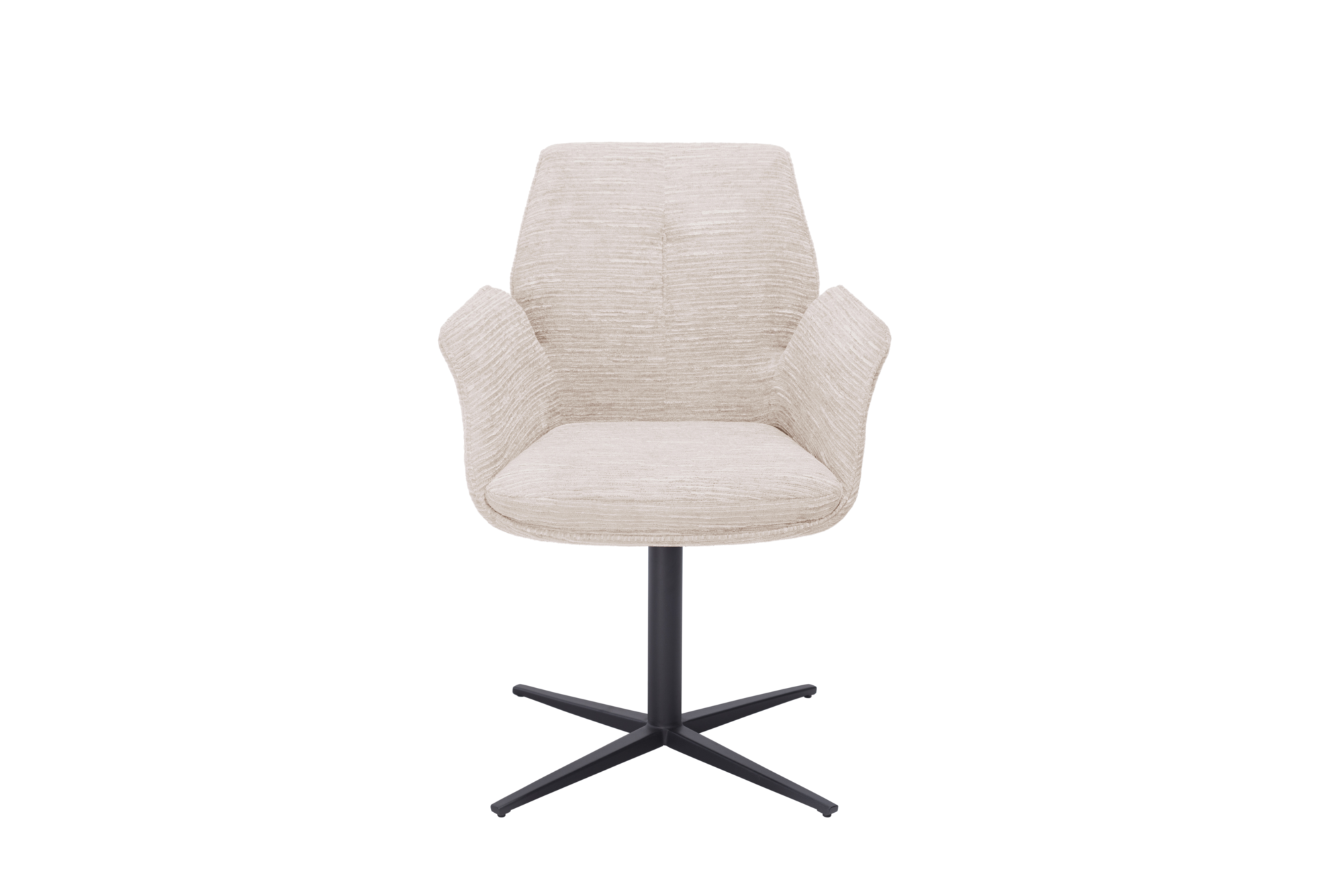 Ivy draaistoel stof beige aanbieding