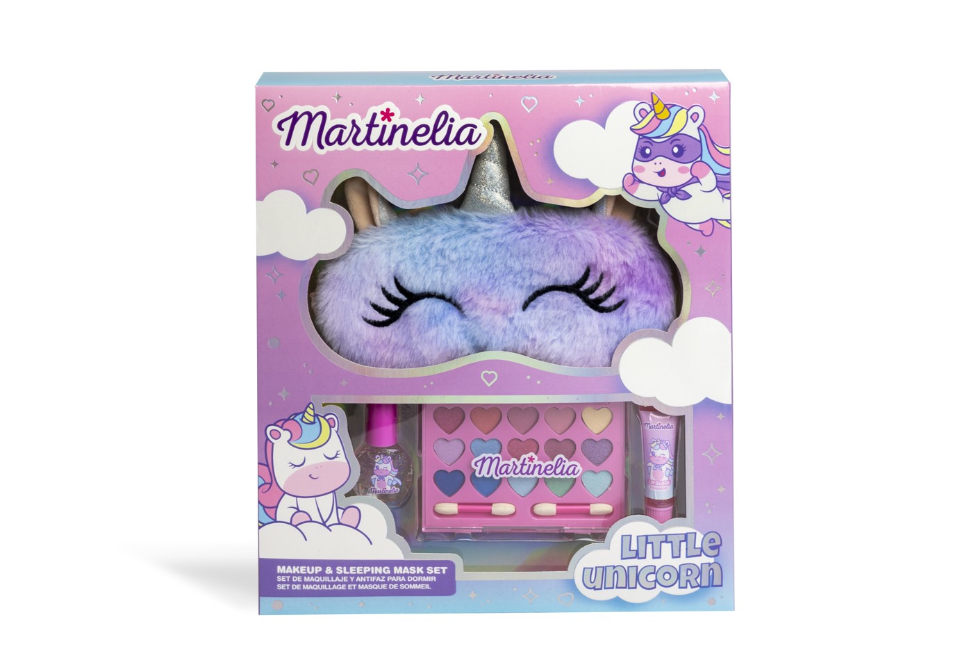 Martinelia - Little Unicorn - Makeup & Øjenmaske Sæt