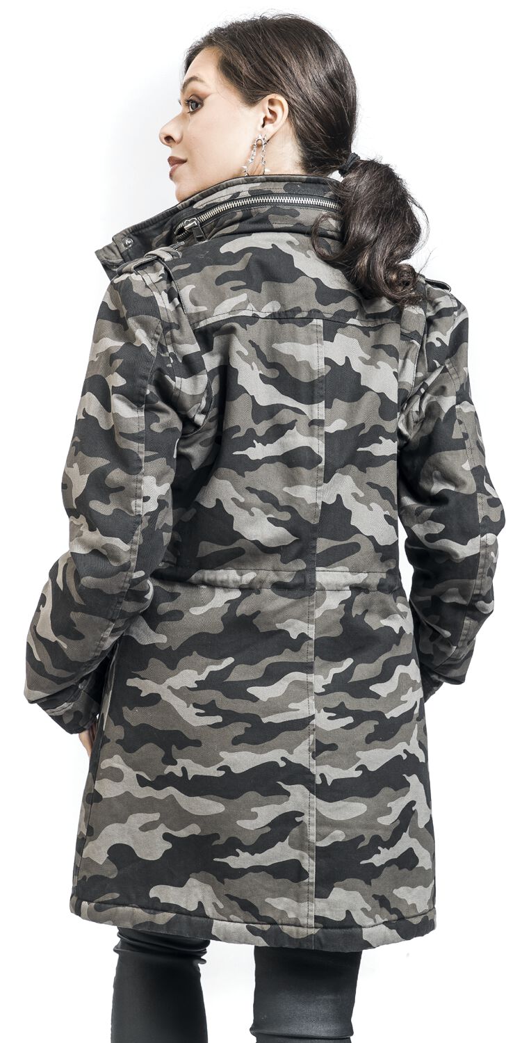 Veste De Style Militaire Femme | Black Premium by EMP Veste d'hiver