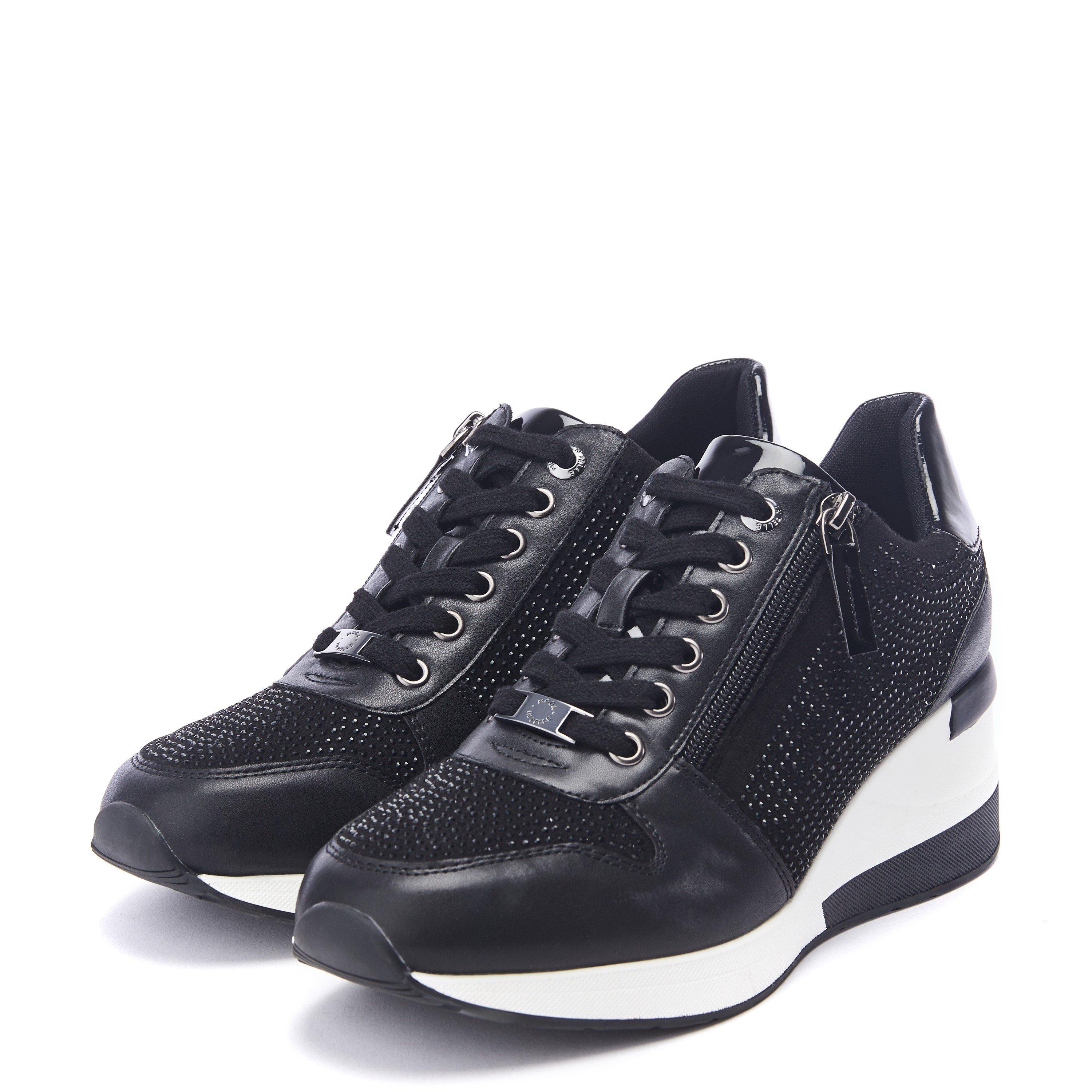 Moda in Pelle Brookie Porvair Wedge Trainers