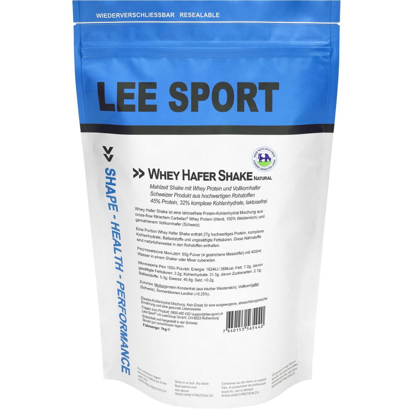 Whey Hafer Shake