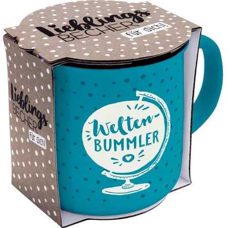 Sheepworld Lieblingsbecher - Weltenbummler