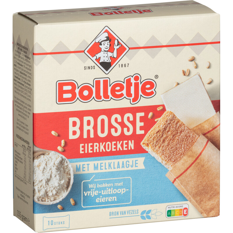 Bolletje Brosse eierkoek melk