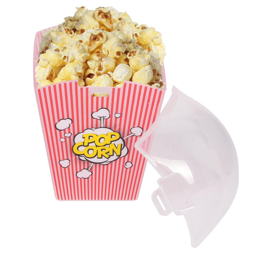 SEAU A POP CORN MICRO ONDES 12.5X12.5X18CM