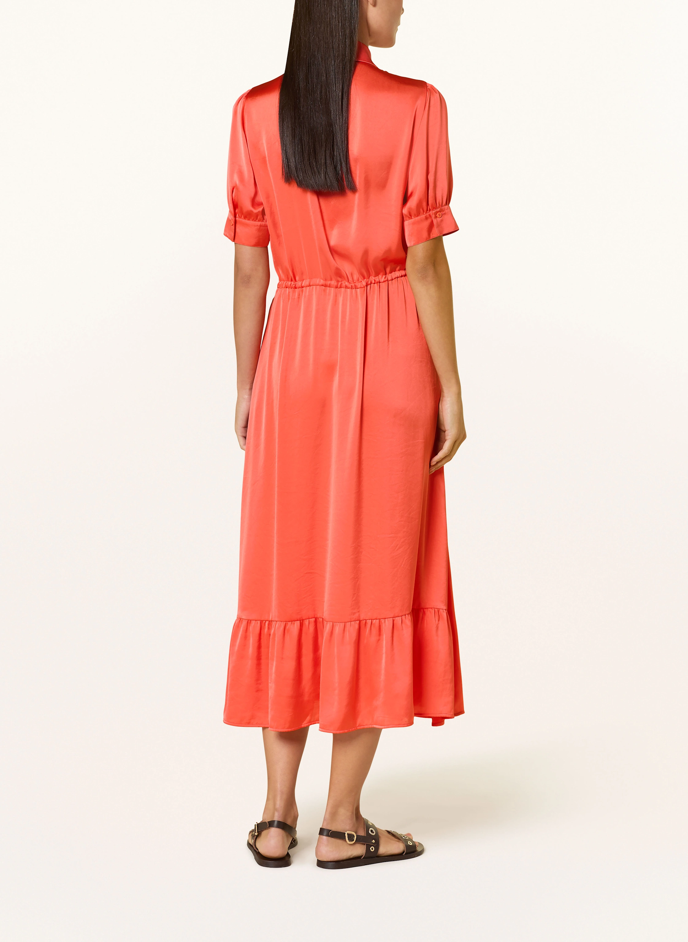 LUISA CERANO Hemdblusenkleid aus Satin