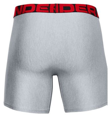 Boxer lot de 2 Under Armour Tech 15cm (lot de 2) Gris