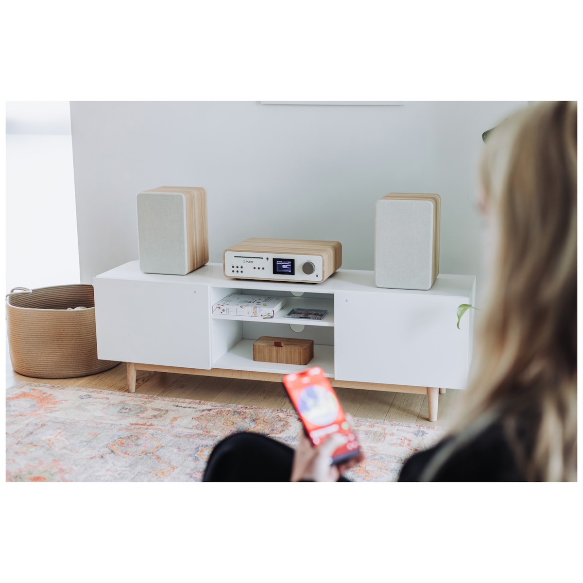 Pure Classic Stereo micro Hi-Fi system (bomull)