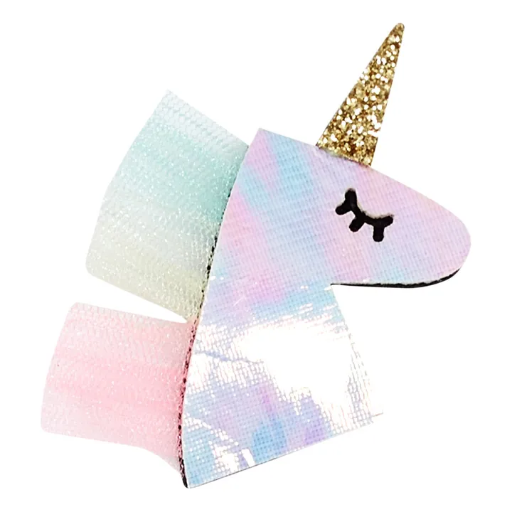 Milk x Soda Barrette Tête de Licorne  | Rose pâle