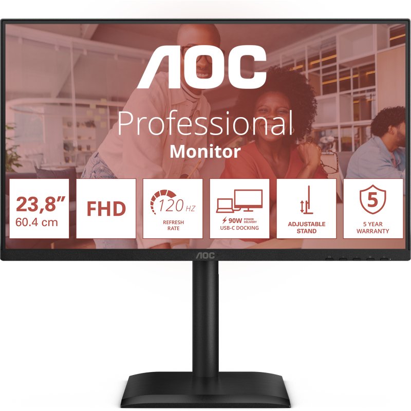 AOC E4 24E4CV écran plat de PC 60,5 cm (23.8