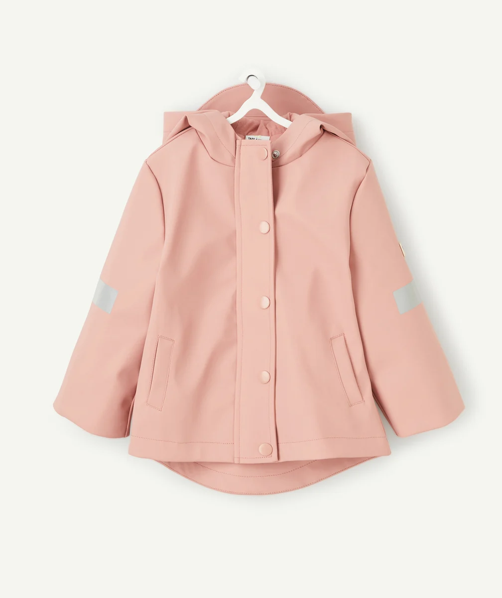 CIRÉ ROSE IMPERMÉABLE BÉBÉ MIXTE À CAPUCHE