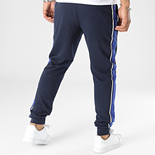 Pantalon Jogging A Bandes Logo Alexandrie 331C55W Bleu Marine