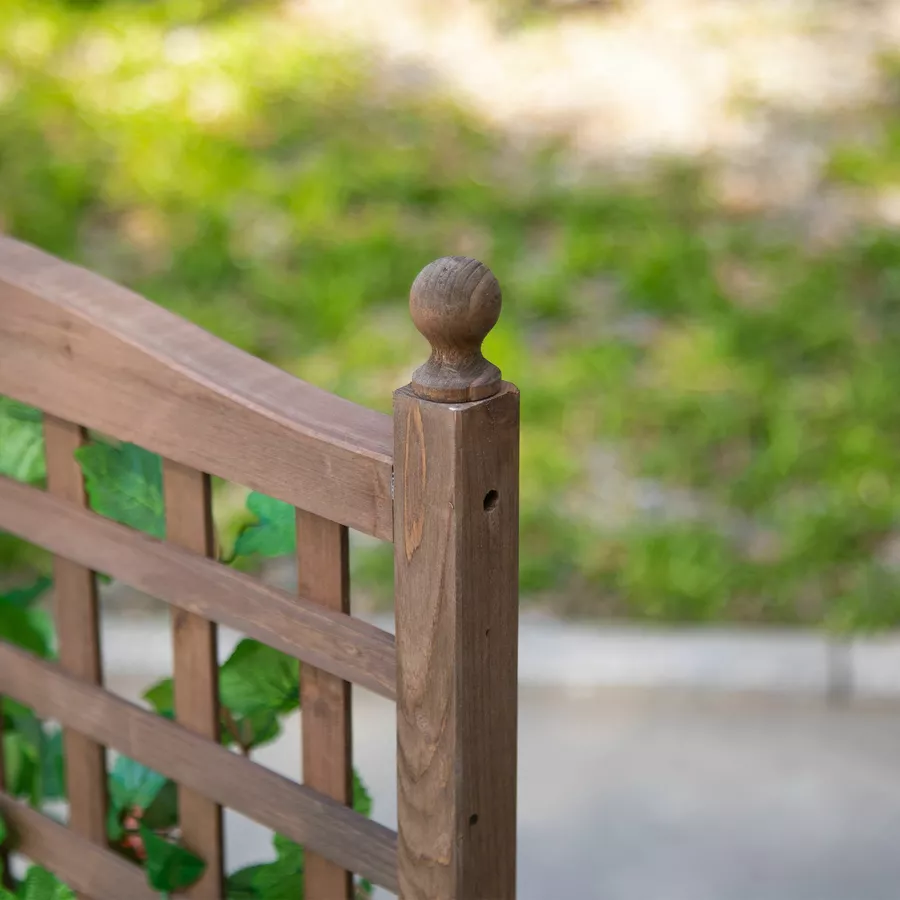 Outsunny Rankkasten im Spalierrahmen-Design dunkelbraun
