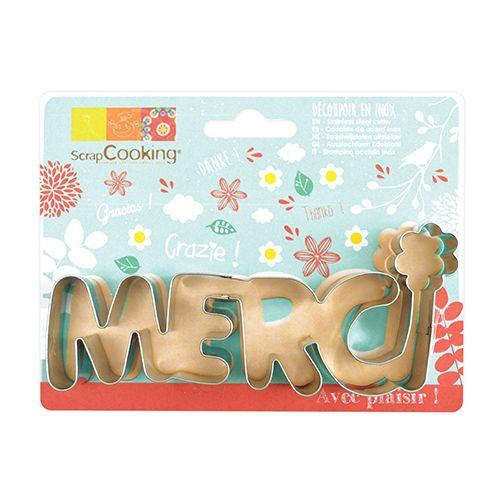 Découpoir à biscuits en inox - Merci Scrapcooking