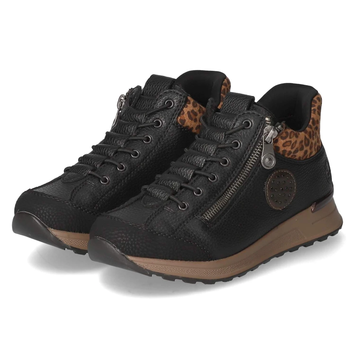 RiekerSchnürschuhe - schwarz