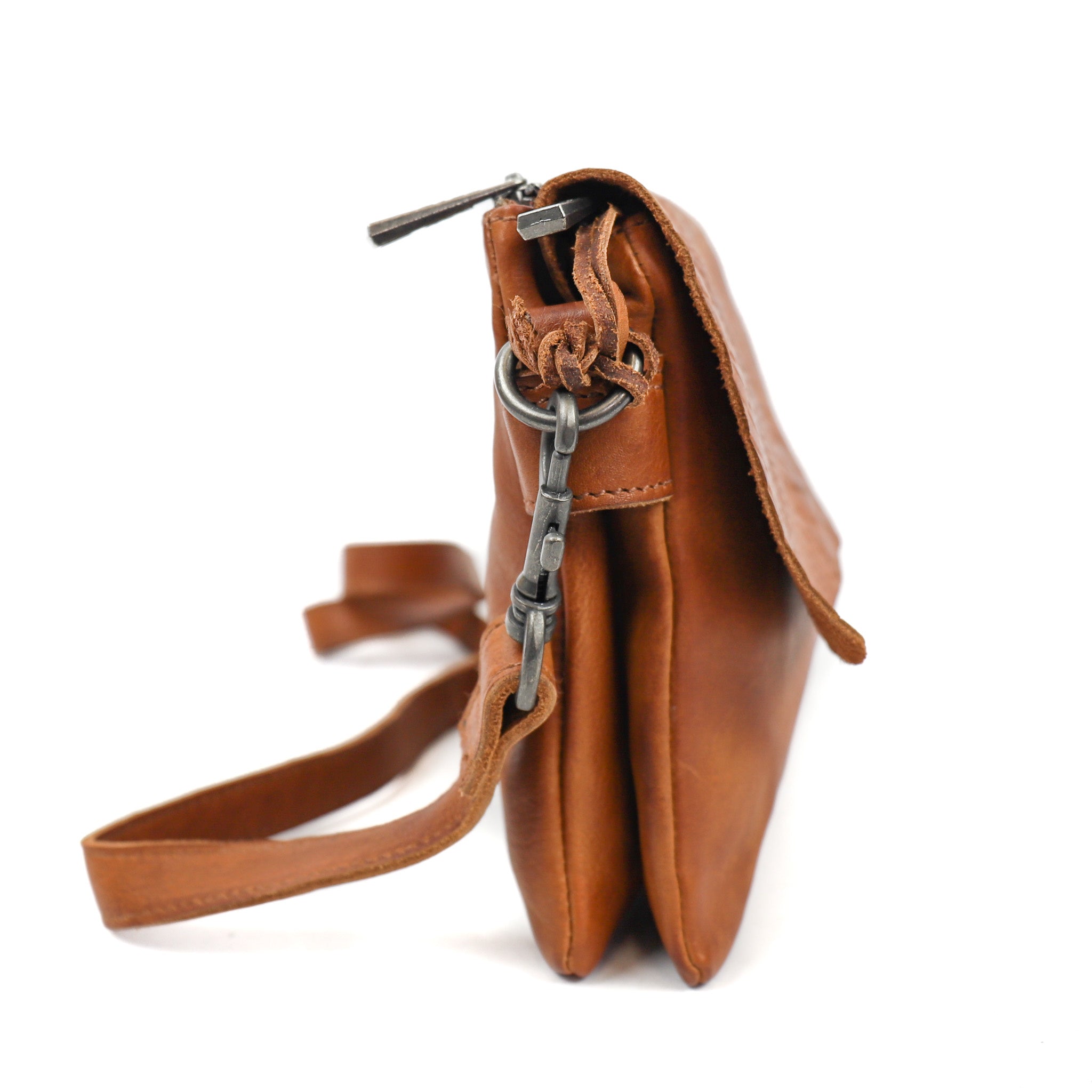 Schoudertasje 'Billy' cognac Cognac