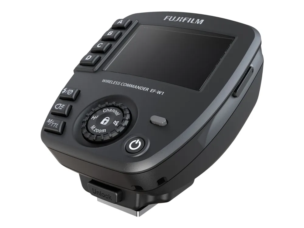 Fujifilm Wireless Commander EF-W1 - Trådløs flash synkroniserings transceiver - for GFX 100, 50; X Series X100, X-E3, X-H1, X-H2S, X-Pro3, X-S10, X-T20, X-T3, X-T30, X-T4