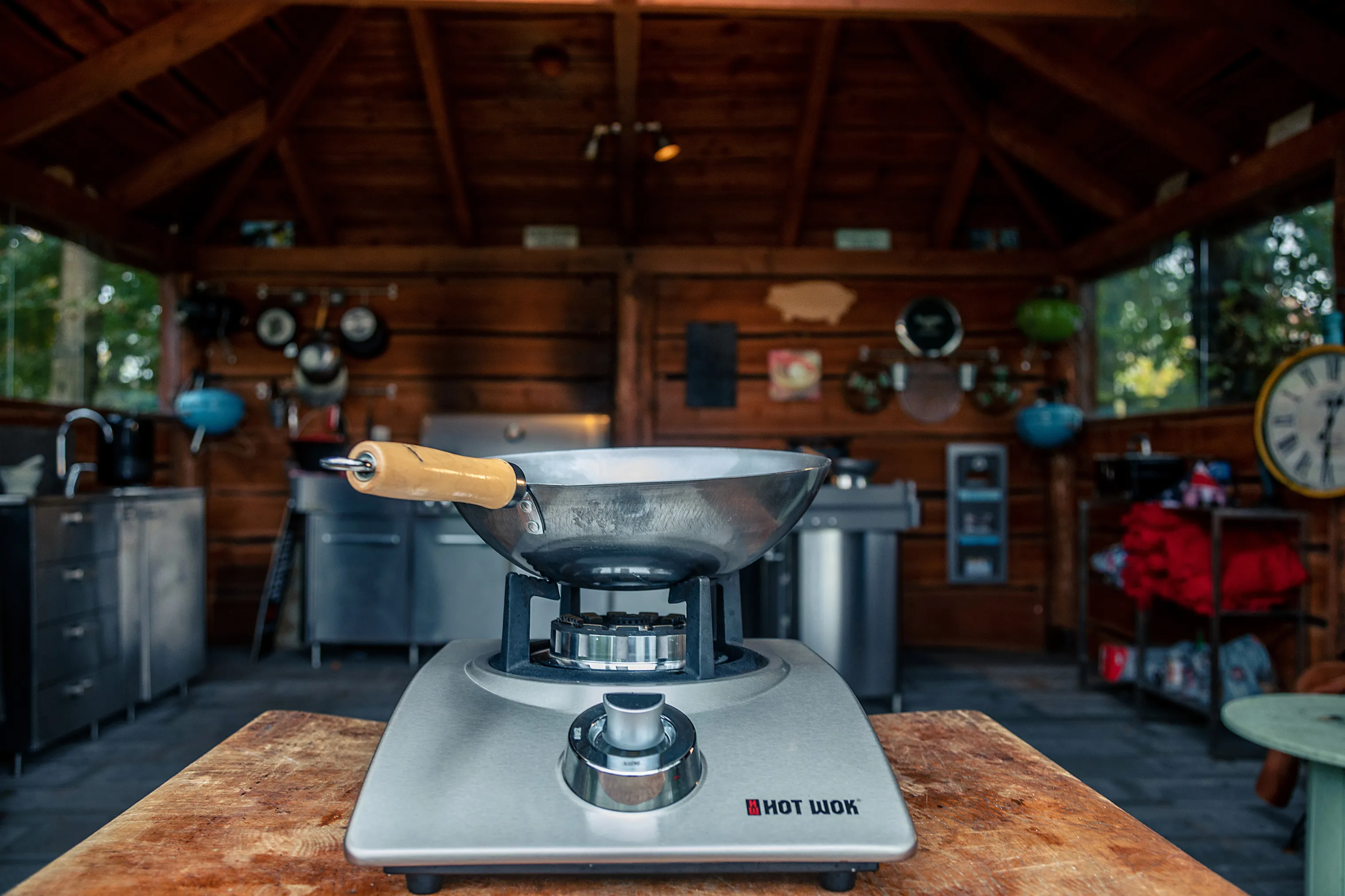 HOT WOK Silverline Gasblus