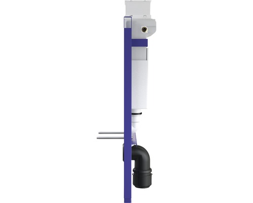veporit. Voorwandelement voor wandcloset ICUBOX WC 858 Duo H: 858 mm Bediening van voor en boven incl. inloopgoot en wandbevestiging