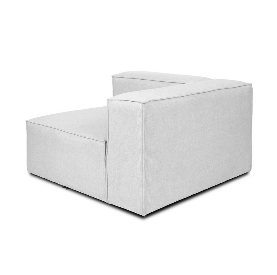 HOME DELUXE Modulares Sofa VERONA -versch. Ausführungen - rechtes Ecksofa - hellgrau