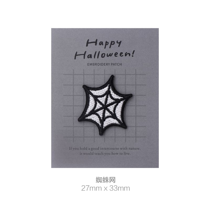 Embroidery Kingdom - Halloween geborduurde applicatiepatch (verschillende ontwerpen)