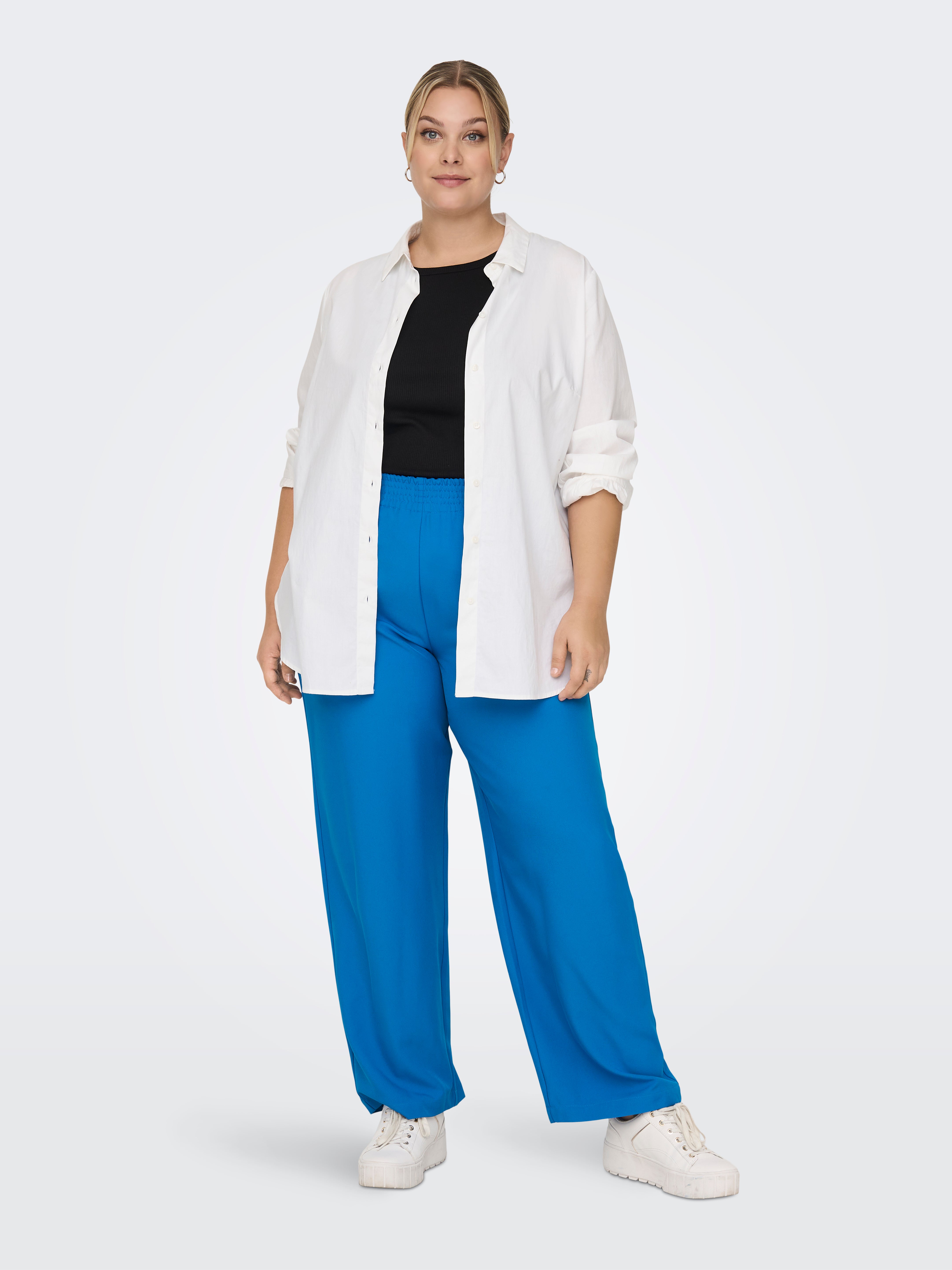 CARTHEA Locker geschnitten Hose Directoire Blue